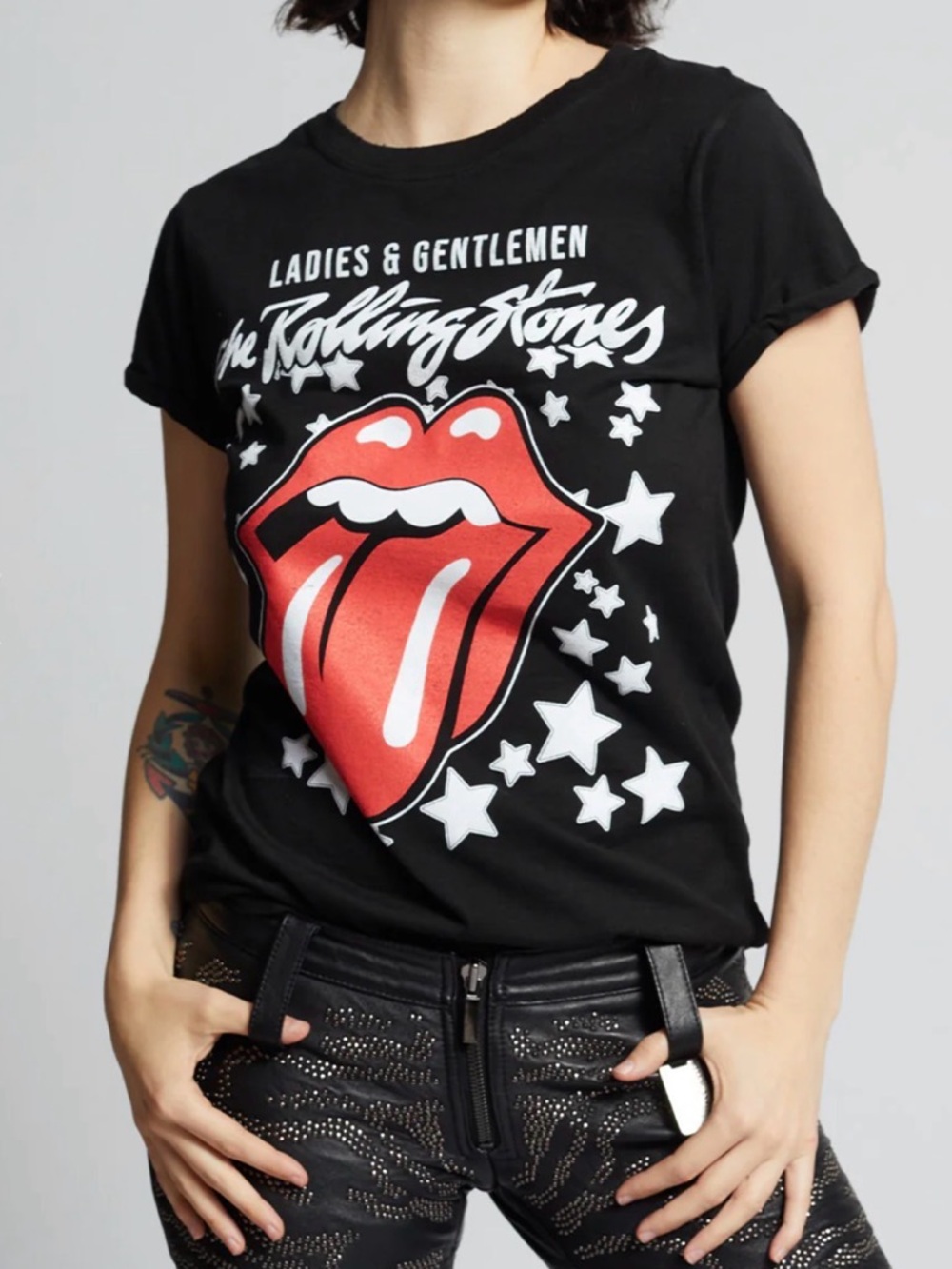 Recycled Karma x Rolling Stones Ladies & Gentlemen Tee | Size Small | NWOT - Picture 2 of 5